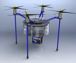 Quadcopter drone