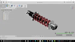 shock absorber Design in Creo 3.0