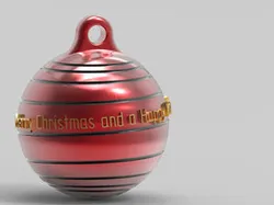 Simple Christmas Tree Ornament
