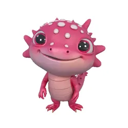 Smiley Axolotl