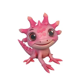 Smiley Axolotl