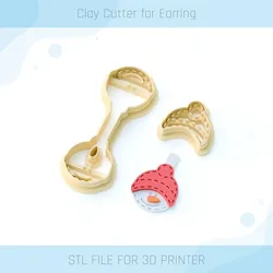 Snowman Keychain Clay Cutter