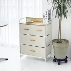 Urban fabric storage chest of drawers