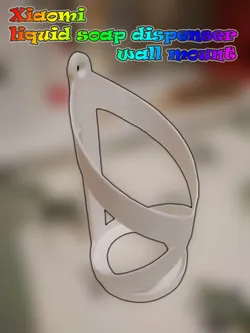 Wall mount for Xiaomi liquid soap dispenser