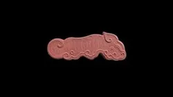 1942.206.f Red Ink Cake in Shape of a Kui Dragon