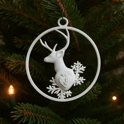 3D printer bestanden | 3MF | Ornament Reindeer