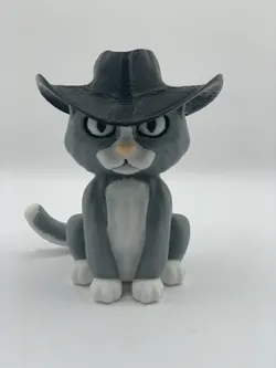 A cat with a hat