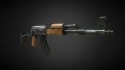 Ak-47 Low Poly Model