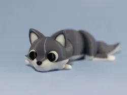 Articulated Wolf - Print in Place