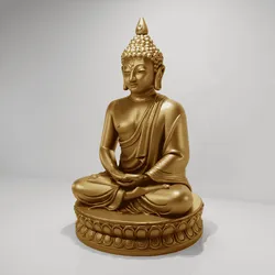 Buddha Statue - Zen 3D Sculpture for Printing