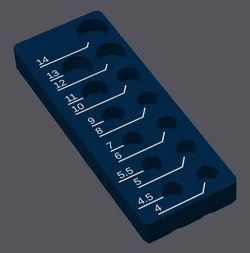 Craftsman 1/4" Socket Set Organizer – Metric [Gridfinity]