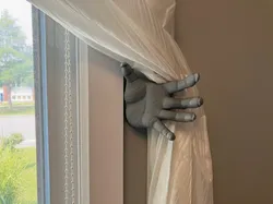 Demon hand curtain hooks by Turtle-16