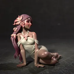 Elegant Fine Girl Sculpture