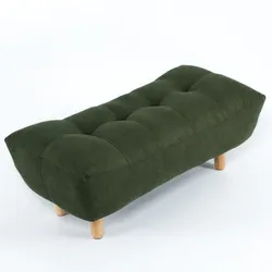 Fog fabric bench sofa chair for two