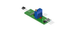 Hall effect sensor board