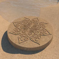 Mandala sand mould