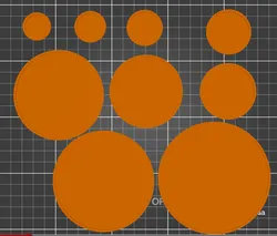 Miniature Bases (various sizes 25-160mm) (magnetizable)