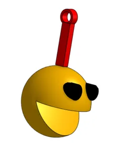 PacMan KeyChain