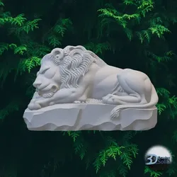 Sleeping Lion Decor