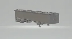 Trailer wilson 2axles grain 3D Print Model in Vehicle 411261