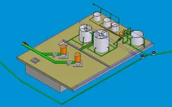 Water treatment plant for human consumption