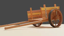 Wood cart