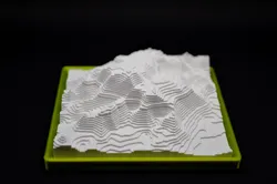 3D height map of Serra da Estrela (Portugal)