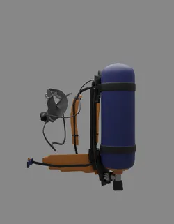 A self-contained breathing apparatus SCBA