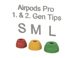 AirPods Pro 1. and 2. Gen Tips sizes S/M/L