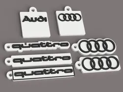 Audi quattro Auto Schlüsselanhänger