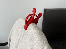 Beach Towel Clip - Print-In-Place, Parametric