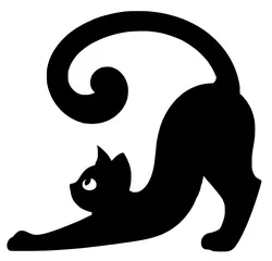 Cat stencil 3
