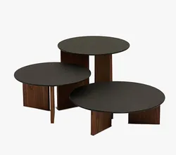 Dolmen round sofa table