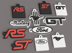 Ford GT Mustang RS ST Schlüsselanhänger