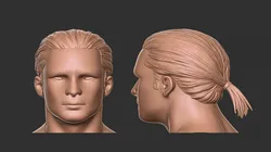 Hair 12 3D Print Model in Man 414664