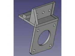 Holder for MK8 bowden extruder
