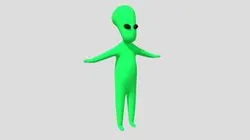 Low poly alien