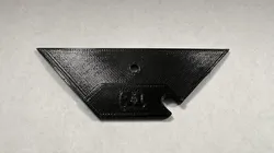 Original Prusa Enclosure (OPE) Back Widow Left Edge Plug with Cord Pass Through
