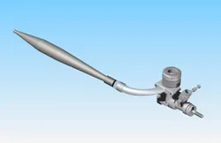 OS .25 SF ABC Engine with pipe exhaust
