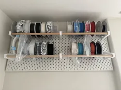 Skadis Filament Spool Shelf (1"/26mm Dowel)