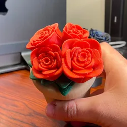 3D Printable Floral Planter