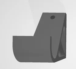 Chunky bracket for kraft paper roll