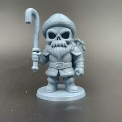 Creality Cloud | Skeleton Santa Claus Warrior - Christmas Toy | ملفات الطابعة ثلاثية الأبعاد