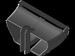 F1 DRS Activated Rear Wing