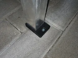Foot for profile 40x40 mm