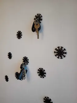 Keyholder Snowflake, Schlüsselhalter Schlüsselbrett