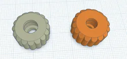 Knob for M4 and M5 screws