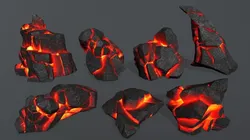 Lava rocks