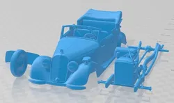 Mercedes Benz TYP 170V Cabriolet B German Staff 1940 Printable Car 3D Print Model in Automotive 415362