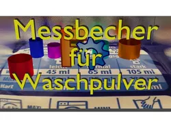 Messbecher für Waschpulver - Measuring Jugs for Washing Powder